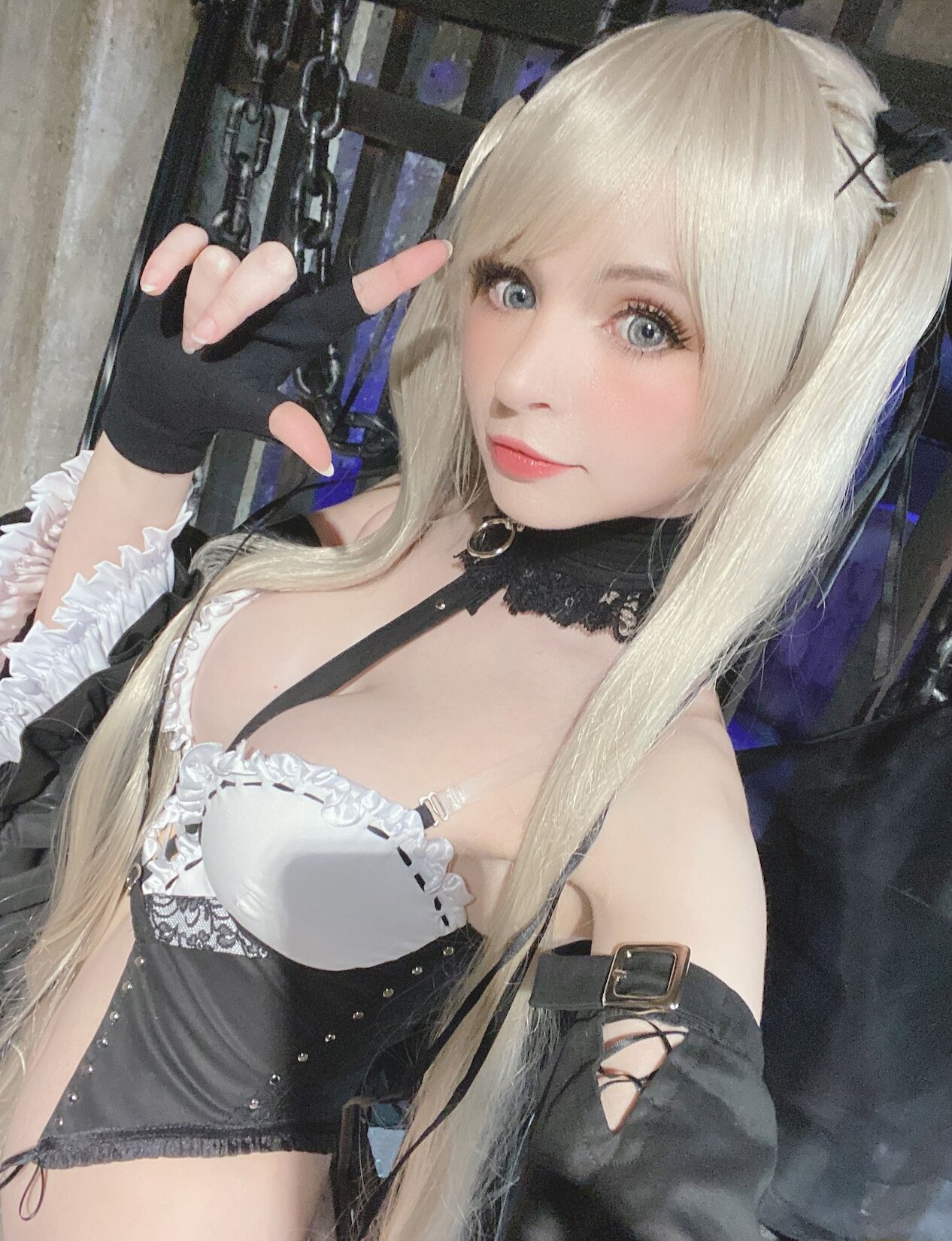 [Ůcosplay] Peach milky – Sakimichan Marie Rose Set/58P