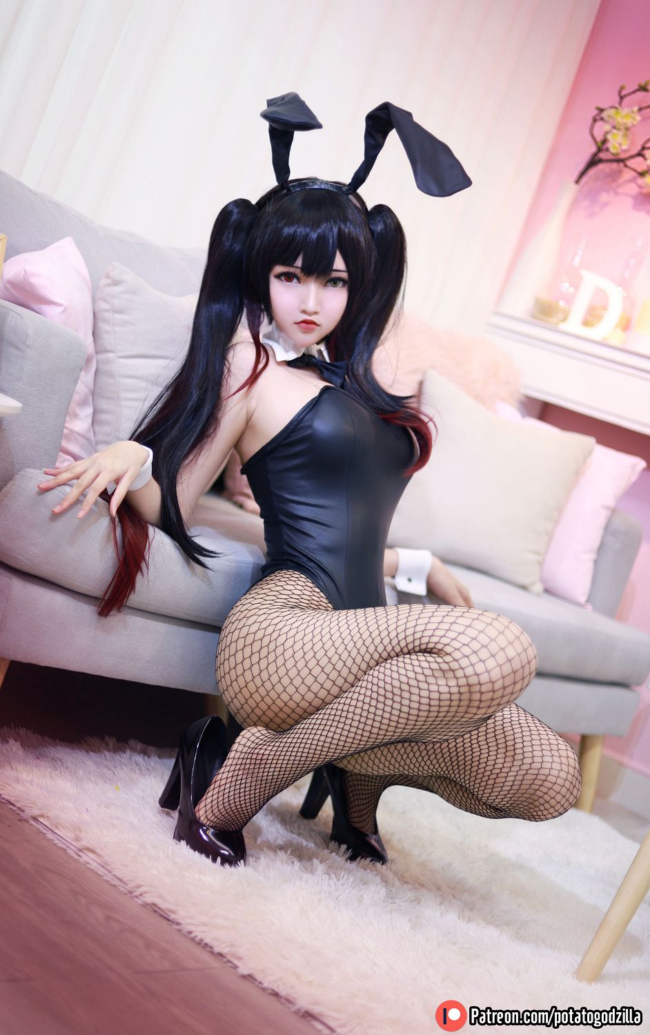 [Ůcosplay] Potato Godzilla - Kurumi Tokisaki Bunny Girl